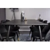 Venture Design Valgomasis stalas, Dipp, 180x90 cm, Juodas
