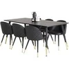 Venture Design Valgomasis stalas, Dipp, 180x90 cm, Juodas