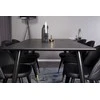 Venture Design Valgomasis stalas, Dipp, 180x90 cm, Juodas