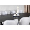Venture Design Valgomasis stalas, Dipp, 180x90 cm, Juodas