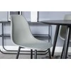 Venture Design Valgomasis stalas, Dipp, ⌀115 cm, Juodas / Valgomasis kėdė, Polar, 58x81x45.5 cm, Pilka