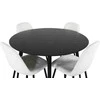 Venture Design Valgomasis stalas, Dipp, 115cm, Juodas
