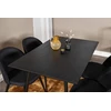 Venture Design Valgomasis stalas, Dipp, 75x120x85 cm, Juodas