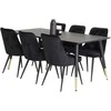 Venture Design Valgomasis stalas, Dipp, 180x90 cm, Juodas