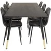 Venture Design Valgomasis stalas, Dipp, 180x90 cm, Juodas
