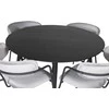 Venture Design Valgomasis stalas, Dipp, ⌀115 cm, Juodas / Kėdė, Arrow, 61x79x58 cm, Pilka