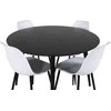 Venture Design Valgomasis stalas, Dipp, ⌀115 cm, Juodas