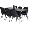 Venture Design Valgomasis stalas, Dipp, 180x90 cm, Juodas