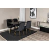 Venture Design Valgomasis stalas, Dipp, 75x120x85 cm, Juodas