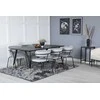Venture Design Valgomasis stalas, Dipp, 180x90 cm, Juodas