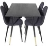 Venture Design Valgomasis stalas, Dipp, 75x120x85 cm, Juodas
