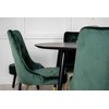 Venture Design Valgomasis stalas, Dipp, ⌀115 cm, Juodas