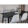 Venture Design Valgomasis stalas, Dipp, 180x90 cm, Juodas