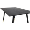 Venture Design Valgomasis stalas, Dipp, 75x120x85 cm, Juodas