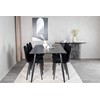 Venture Design Valgomasis stalas, Dipp, 180x90 cm, Juodas