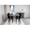 Venture Design Valgomasis stalas, Dipp, 180x90 cm, Juodas