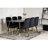 Venture Design Valgomasis stalas, Dipp, 180x90 cm, Juodas