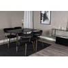 Venture Design Valgomasis stalas, Dipp, 75x120x85 cm, Juodas