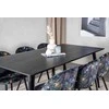 Venture Design Valgomasis stalas, Dipp, 180x90 cm, Juodas
