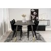Venture Design Valgomasis stalas, Dipp, 180x90 cm, Juodas