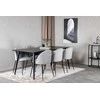 Venture Design Valgomasis stalas, Dipp, 180x90 cm, Juodas