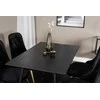 Venture Design Valgomasis stalas, Dipp, 75x120x85 cm, Juodas