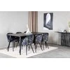 Venture Design Valgomasis stalas, Dipp, 180x90 cm, Juodas