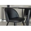 Venture Design Valgomasis stalas, Dipp, 115 cm, Juodas