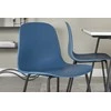 Venture Design Valgomasis stalas, Estelle, 140x90 cm, Balta / Valgomasis kėdė, Arctic, 82x49 cm, Mėlyna
