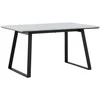 Venture Design Valgomasis stalas, Estelle, 140x90 cm, Juodas