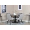 Venture Design Valgomasis stalas, Estelle, ø106 cm, Juodas