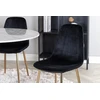 Venture Design Valgomasis stalas, Estelle, 106 cm, Balta, Kėdė, Polar, 52x86x44 cm, Juoda