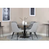 Venture Design Valgomasis stalas, Estelle, ø106 cm, Juodas