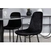 Venture Design Valgomasis stalas, Estelle, ø106x75 cm, Juodas / Valgomasis kėdė, Polar, 52x86x44 cm, Juoda
