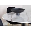 Venture Design Valgomasis stalas, Estelle, 106 cm, Balta, Kėdė, Polar, 52x86x44 cm, Juoda