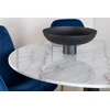 Venture Design Valgomasis stalas, Estelle, 106 cm, Balta, Kėdė, Polar, 52x86x44 cm, Mėlyna