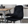 Venture Design Valgomasis stalas, Inka, 160x85 cm, ąžuolas, Valgomasis kėdė, Polaris, 86x44 cm, juoda