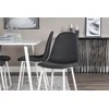 Venture Design Valgomasis stalas ir kėdė, Polar, 75x120x80 cm, Juoda ir Balta