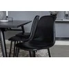 Venture Design Valgomasis stalas ir kėdžių komplektas, Stilingas ir poliarinis, Stalas: 75x195x95 cm Kėdė: 43x85.3x43.5 cm, Juodas