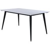 Venture Design Valgomasis stalas, Jimmy, 150x76 cm, Balta