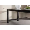 Venture Design Valgomasis stalas, Kiekis, 220x100 cm, Juodas