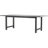 Venture Design Valgomasis stalas, Kiekis, 220x100 cm, Juodas