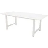 Venture Design Valgomasis stalas, Kiekis, 220x100 cm, Balta
