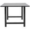 Venture Design Valgomasis stalas, Kiekis, 220x100 cm, Juodas