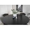 Venture Design Valgomasis stalas, Kopenhaga, ⌀140 cm, Juodas