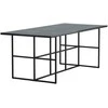 Venture Design Valgomasis stalas, Leif, 200x90 cm, Juodas