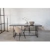 Venture Design Valgomasis stalas, Leif, 200x90 cm, Juodas