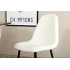 Venture Design Valgomasis stalas, Marbs, 110x75 cm, Juodas, Valgomasis kėdė, Polar, 53x87x44 cm, Balta