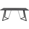 Venture Design Valgomasis stalas, Marina, 180x75x90 cm, Juodas
