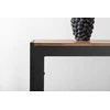 Venture Design Valgomasis stalas, medis, 205x90 cm, juodas
